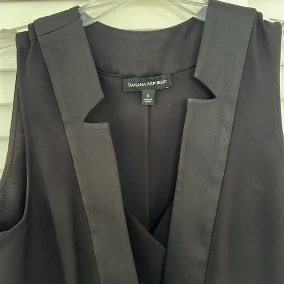 Banana Republic Black Tuxedo Vest - Picture 2 of 4